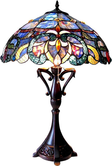 Chloe CH18091PV18-TL2 Nora Table Lamp, One Size, Multicolor