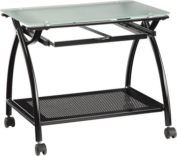 OSP Designs NWP30-BK Office Star Newport Powder Coated Steel Frame Mobile File Holder, Black