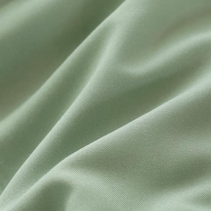 ROSGONIA Queen Comforter Set Sage Green, 3pcs Bedding Sets Queen (1 Boho Sage Comforter& 2 Pillowcases), All Season Lightweight Blanket Quilt