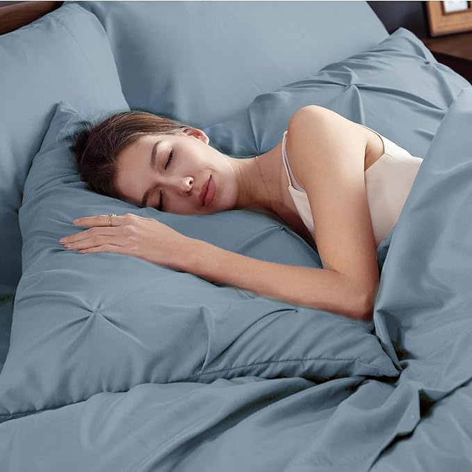 Bedsure Comforter Set Queen - Bed in a Bag Queen 7 Pieces, Bedding Sets Bed Set with Comforter, Sheets, Pillowcases & Shams