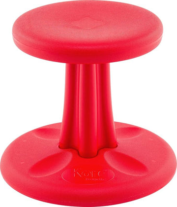 Kore Kids Preschool Wobble Chair - Flexible Seating Stool for Classroom, Preschool, Kindergarten & Elementary School - Age 4-5 yrs, Red (12in)