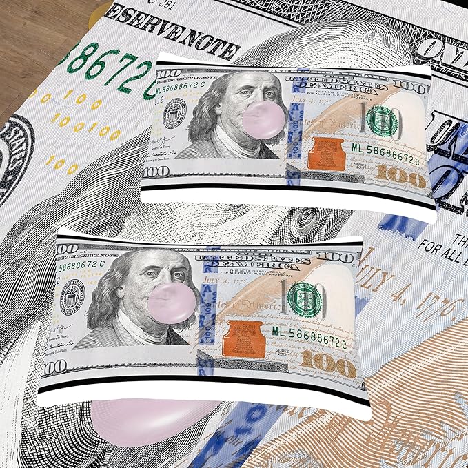 Tailor Shop Money Comforter Sets Twin Size Money Bedding Sets for Boys Kids Teens Money 100 Dollar Bill Comforter Sets Quilt Set All Season with 1 Comforter 1 Pillowcases……