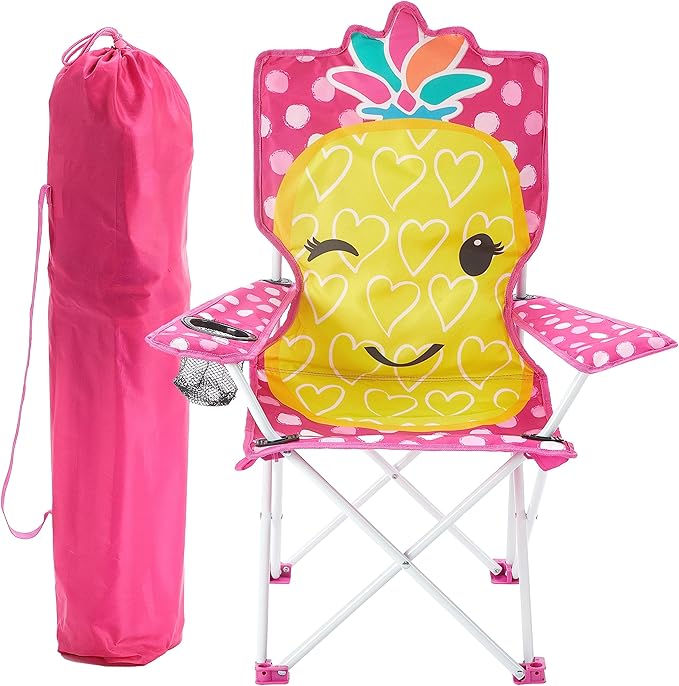 Heritage Kids Children's Figural Camp Chair, Pineapple