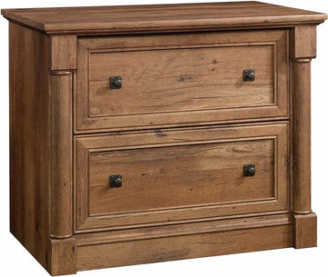 Sauder Palladia File Cabinet, Vintage Oak finish