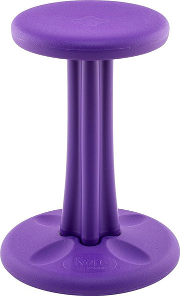 Kore Kids Pre-Teen Wobble Chair - Flexible Seating Stool for Classroom, Home & School, ADD/ADHD - Made in The USA - Age 10-11, Grade 5-6, Purple (18.7in)