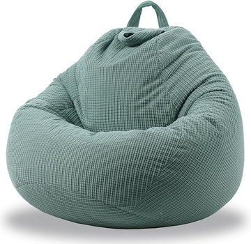 Stuffed Animal Storage Bean Bag Chair Cover (No Filler) Washable Ultra Soft Corduroy Bean Bag Cover for Organizing Plush Toys, Bean Bag for Adults