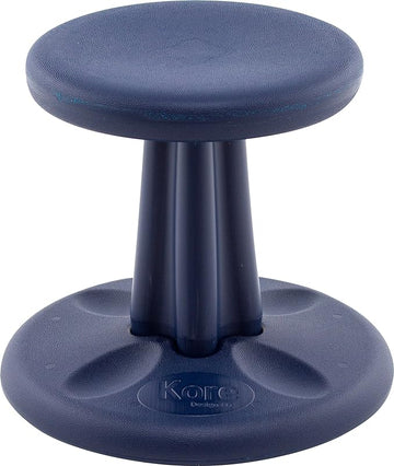 Kore Kids Preschool Wobble Chair - Flexible Seating Stool for Classroom, Preschool, Kindergarten & Elementary School - Age 4-5 yrs, Dark Blue (12in)