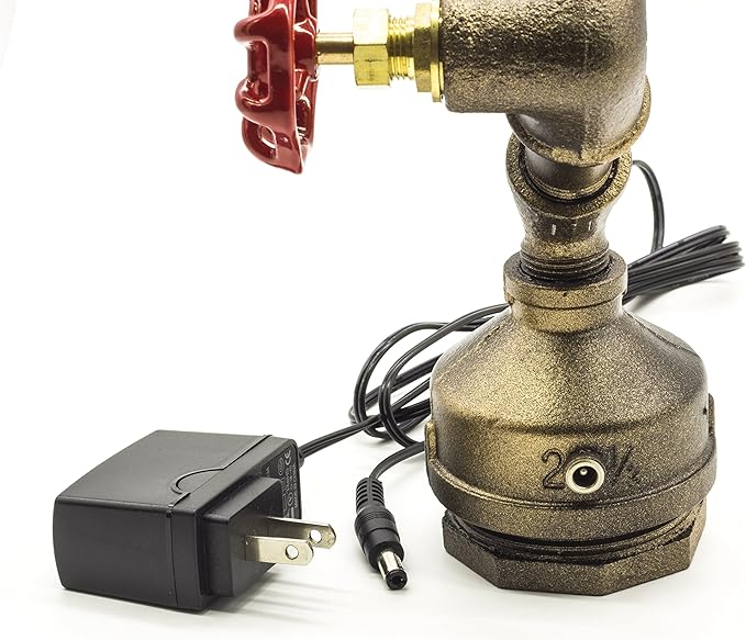 Loft Style Vintage Metal LED Table Lamp, Alfred, Steampunk Industrial, Night Light, Desk Light, LL-007-DL